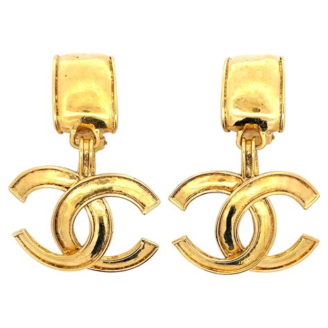 dangly chanel earrings|where to buy chanel earrings.